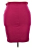 Rafaella Solid Burgundy Formal Skirt Size 18W - photo 2