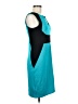 Assorted Brands Color Block Teal Cocktail Dress Size M - photo 4