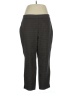Adrienne Vittadini Houndstooth Black Casual Pants Size 16W - photo 1