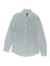 H&M Chevron-herringbone Gray Long Sleeve Button-Down Shirt Size XS (kids) - photo 1