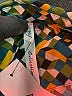 NY Collection Print Teal Green Long Sleeve Blouse Size M - photo 7