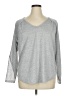 One World Silver Long Sleeve Top Size XL - photo 1