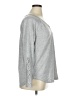 One World Silver Long Sleeve Top Size XL - photo 4
