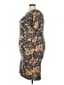 Lularoe Print Brown Cocktail Dress Size 3X - photo 5