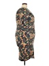 Lularoe Print Brown Cocktail Dress Size 3X - photo 4