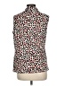 DKNY Animal Print Ivory Sleeveless Blouse Size M - photo 2