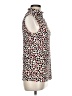DKNY Animal Print Ivory Sleeveless Blouse Size M - photo 4