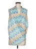 MM Couture 100% Polyester Teal Sleeveless Blouse Size M - photo 1