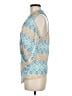 MM Couture 100% Polyester Teal Sleeveless Blouse Size M - photo 5