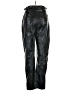 Express 100% Polyester Black Faux Leather Pants Size 6 - photo 2