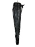 Express 100% Polyester Black Faux Leather Pants Size 6 - photo 4