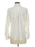 Rafaella Stripes Ivory Long Sleeve Blouse Size M (petite) - photo 2