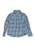 Tea 100% Cotton Plaid Blue Long Sleeve Button-Down Shirt Size 5 - photo 2