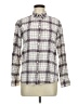 Jack Wills 100% Cotton Plaid Ivory Long Sleeve Button-Down Shirt Size 6 - photo 1