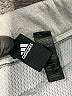 Adidas 100% Polyester Gray Track Pants Size M - photo 4