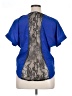 Sugarlips Blue Short Sleeve Blouse Size XL (estimated) - photo 2