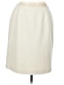 Liz Claiborne 100% Polyester Solid Ivory Formal Skirt Size 12 (petite) - photo 1