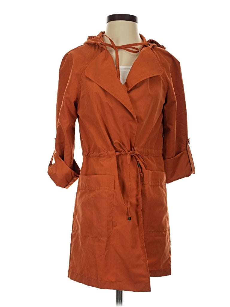 Pre-owned Love Tree Trenchcoat In Orange