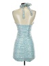 Hello Molly 100% Polyester Blue Cocktail Dress Size 4 - photo 2