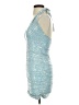 Hello Molly 100% Polyester Blue Cocktail Dress Size 4 - photo 5
