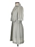Esley 100% Polyester Solid Gray Casual Dress Size S - photo 5