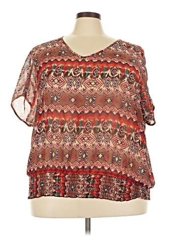 Dots Short Sleeve Blouse (view 1)
