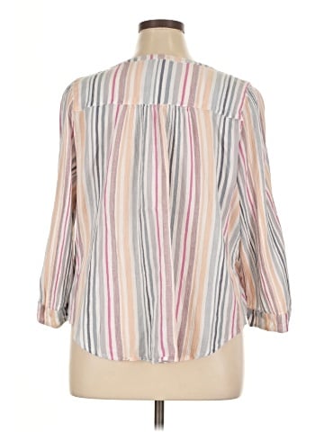 Chaps 3/4 Sleeve Blouse (view 2)