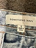 Something Navy Chevron-herringbone Blue Jeans Size 2 - photo 7