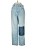 PacSun 100% Cotton Color Block Blue Teal Jeans Size 25 waist - photo 1