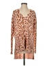 Show Me Your Mumu 100% Polyester Animal Print Brown Pullover Sweater Size S - photo 1