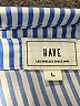 Have 100% Polyester Stripes Blue Long Sleeve Blouse Size L - photo 7