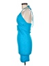 Zara Solid Blue Cocktail Dress Size M - photo 5