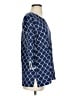 Talbots Blue 3/4 Sleeve Blouse Size S - photo 4