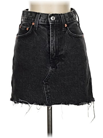MNG Denim Skirt (view 1)