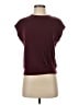 Evereve Burgundy Short Sleeve Top Size XS - photo 1