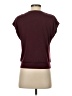 Evereve Burgundy Short Sleeve Top Size XS - photo 2