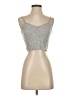 Shein Silver Sleeveless Top Size S - photo 1