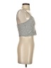 Shein Silver Sleeveless Top Size S - photo 4