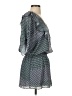 Parker 100% Polyester Teal Kimono Size S - photo 4
