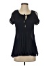Melissa Paige 100% Polyester Black Short Sleeve Top Size XS - photo 1