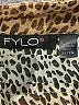 Fylo 100% Polyester Animal Print Brown Long Sleeve Blouse Size XL - photo 7