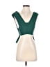 Shein 100% Polyester Green Sleeveless Top Size 2 - photo 1