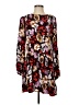 Hinge 100% Viscose Floral Brown Casual Dress Size S - photo 1