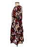 Hinge 100% Viscose Floral Brown Casual Dress Size S - photo 5
