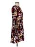 Hinge 100% Viscose Floral Brown Casual Dress Size S - photo 4