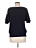 escales paris 100% Cotton Black Pullover Sweater Size M - photo 2