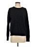 Aqua Animal Print Black Pullover Sweater Size S - photo 1