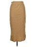 Isabel Solid Tan Casual Skirt Size M - photo 1