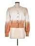 Grey State 100% Cotton Tan Cardigan Size M - photo 1
