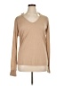 Basics 100% Polyester Tan Long Sleeve T-Shirt Size XL - photo 1